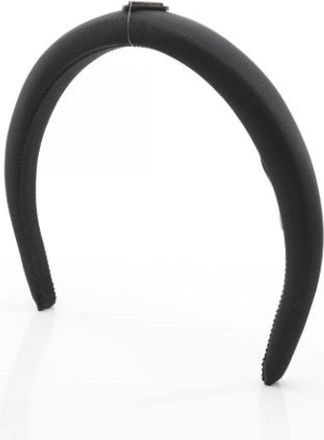 Prada Pre-owned Accessories, female, Black, Size: ONE SIZE Pre-owned Nylon Hair Accessory