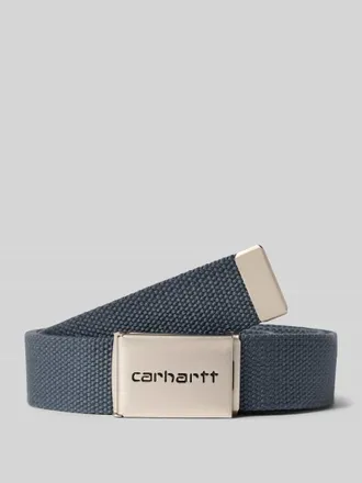Carhartt Work in Progress G&uuml;rtel mit Logo-Detail Modell Clip in Graphit, Gr&ouml;&szlig;e 1