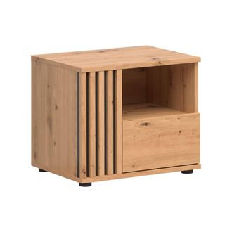 Petits Meubles Mesita de noche 1 caj&oacute;n izquierdo tableros de aglomerado laminados