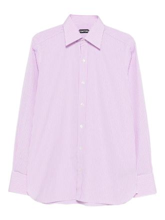 Tom Ford striped-pattern shirt - Pink