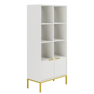 Les Tendances Les Tendances - Librero 2 Puertas Seattle Blanco