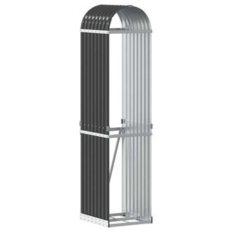 vidaXL Le&ntilde;ero Antracita 40x45x170 Cm Acero Galvanizado Vidaxl