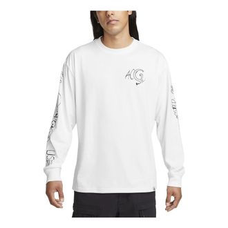 Nike x ACG Long-Sleeve Logo T-Shirt White FJ2135-121