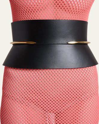 Givenchy Pinch Leather Corset Belt