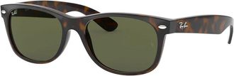 Ray-Ban New Wayfarer Zonnebril - unisex - Zonnebrillen - Bruin - 55 MM - Accessoires