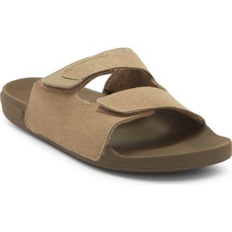 Quiksilver Dusk Patrol Slide Sandal in Tan/Medium Brown at Nordstrom Rack, Size 11
