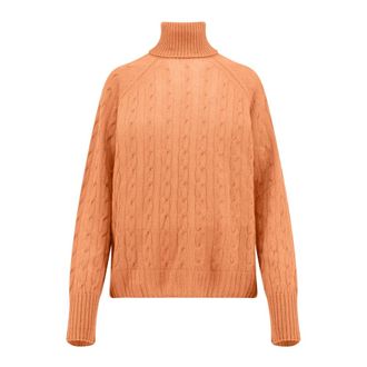 Etro Turtlenecks, female, Orange, XS, Turtleneck Jumper