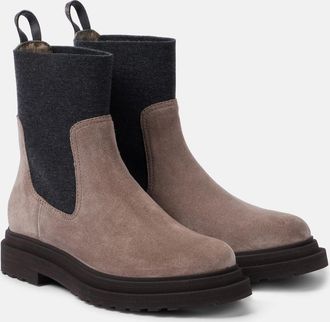 Brunello Cucinelli Stivaletti in suede