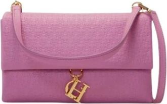 Carolina Herrera Tassen, Dames, Roze, ONE Size, Katoen, Camelot Schoudertas
