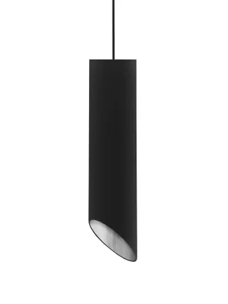 Lumicom Rond Coup&eacute; L&aacute;mpara De Techo H35 Negro Hoja