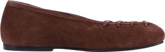 Alohas Bumi Suede Leren Ballerinas - Dames - Ballerinas - Bruin - 41 EU - Leer - Schoenen