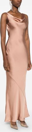 Norma Kamali Womens Maria Gown - Tan - Size 2XS