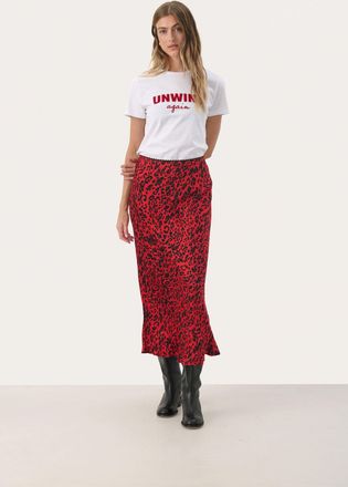 Part Two Rok Slim fit Salsa Leopard Print multicolour