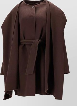 Parosh wool poncho