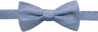 Ryan Seacrest Distinction Mens Silk Blend Bu Bow Tie Blue One Size