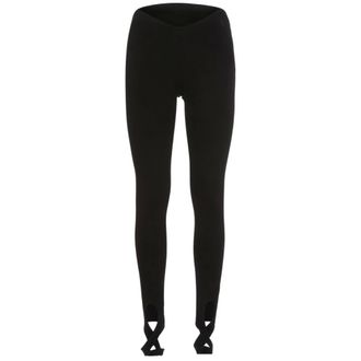 The Attico Broeken, Dames, Zwart, 3Xs, Rayon, Lea Leggings