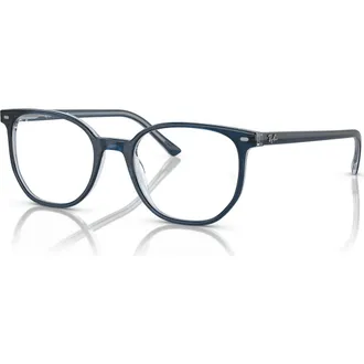 Ray-Ban 50mm Irregular optical glasses in Blue at Nordstrom