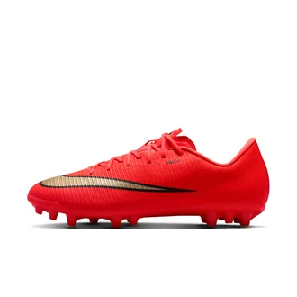 Nike Mens Mercurial Vapor 17 Academy Artificial-Grass Low-Top Soccer Cleats in Red | IM5847-600