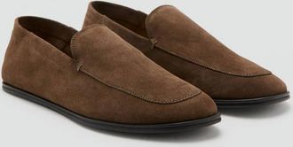 Mango Mocassini pelle camoscio cognac - Uomo - 40 - MANGO MAN