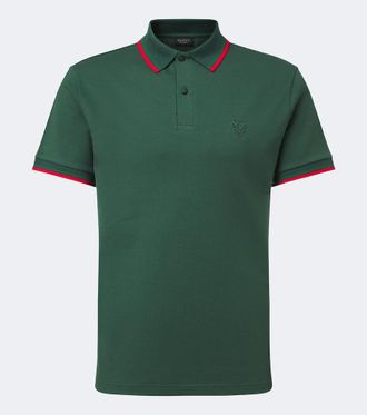 Gucci Polo de piqu&eacute; en mezcla de algod&oacute;n