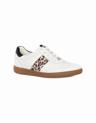 Caprice Womens Map Womens Trainers - White Lea Leop - Size: 7.5