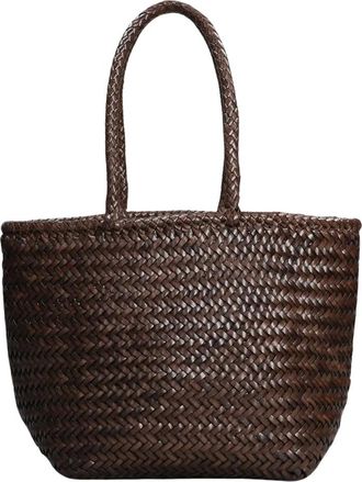 Dragon Diffusion Grace Basket Small - Dames - Tassen - Bruin - Maat: ONE Size Leer