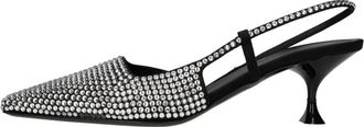 3Juin ISA 055 Cris Satinnero - Dames - Pumps - Zwart - 41 EU - Leer - Schoenen