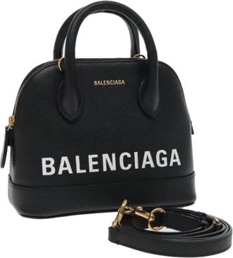 Balenciaga Pre-owned Leather balenciaga-bags - Dames - Vintage Handtas - Zwart - ONE Size - Leer - Vintage