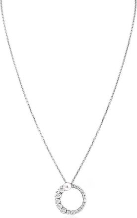 Swarovski Matrix Pendant Rhodium Shiny White