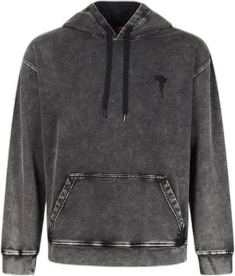 Diesel Hoodies & sweatvesten, Heren, Zwart, L, Katoen, S-Boxt-Hood-Den Hoodie