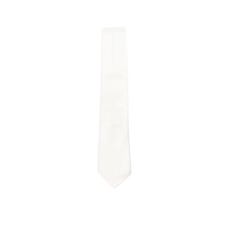 Canali Ties, male, White, Size: ONE SIZE Silk Tie