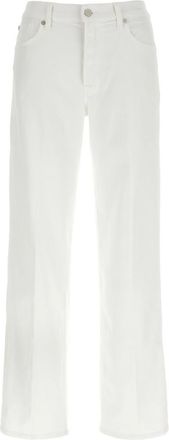 7 For All Mankind White Stovepipe jeans