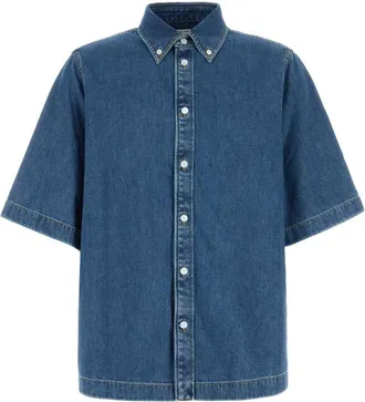 Bottega Veneta Blue Relaxed Denim Shirt