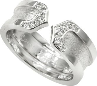 Cartier White Gold White Gold (18K) Band Ring (Pre-Owned)