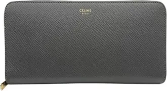 Celine Pre-owned Wallets, female, Gray, Size: ONE SIZE Pre-owned Vintage Wallet