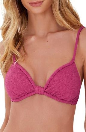 Vix Firenze Erin Susie Bikini Top in Pink at Nordstrom Rack, Size X-Large