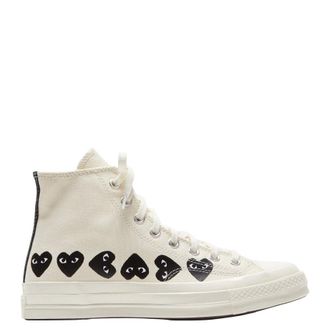 Comme Des Gar&ccedil;ons Play x Converse Mens Multi Heart High Top