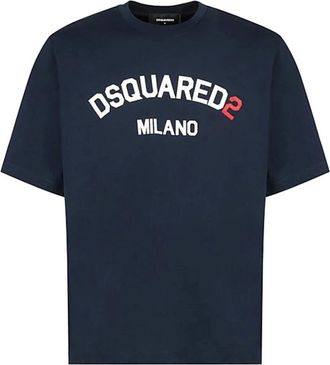 Dsquared2 Uomo, Top, Blu, XL, new