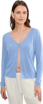 Tommy Bahama Adeline Cardigan Womens Sweater Grape Pools : LG (US 12-14), Linen/Viscose