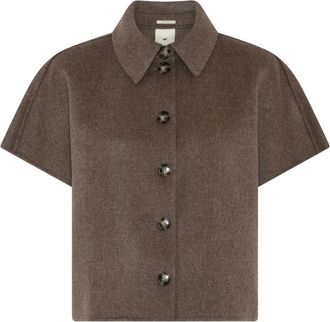 Julie Fagerholt - Heartmade Blouses & Shirts - Dames - Zomerjassen - Bruin - M - Jassen