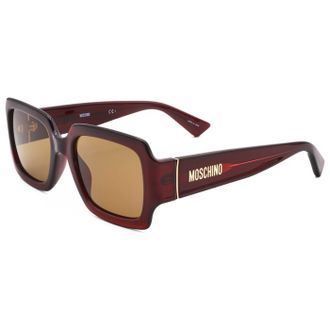 Moschino Womens 53mm Red Sunglasses