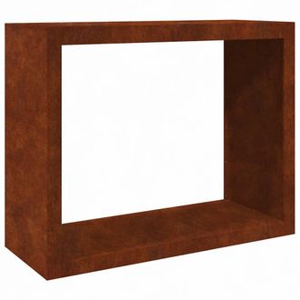 vidaXL Le&ntilde;ero 100x40x80 Cm Acero Oxidado Vidaxl
