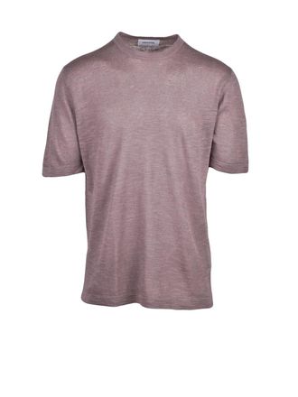 Dressism. Brown Linen Cotton Knit Top