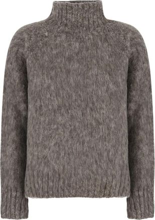 Antonelli Anatolia High-neck Sweater - Dames - Coltruien - Bruin - S - Kasjmier - Truien & Vesten