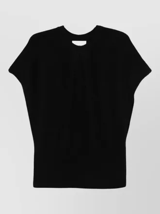 Lisa Yang annelie crew neck sweater short sleeves