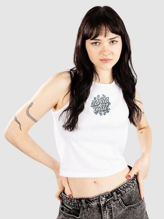 Santa Cruz Sage Floral Dot Tank Top weiss