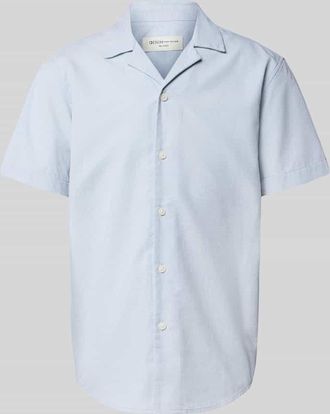 Tom Tailor Denim Relaxed Fit Freizeithemd aus reiner Baumwolle in Hellblau Melange, Größe XXL