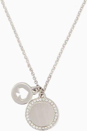 Kate Spade New York Spot The Spade Pave Charm Pendant Necklace