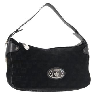 Bally Pre-owned Suede Schoudertas - Dames - Pre-owned - Zwart - Maat: ONE Size Su&egrave;de