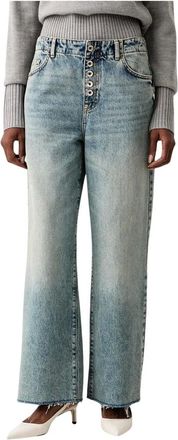 Patrizia Pepe Jeans Wide Leg - - Jeans - Donna - Blu - W29